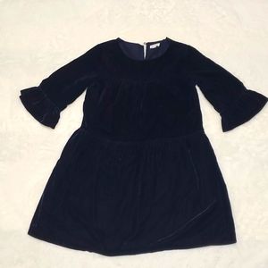Gymboree blue velvet girls formal dress size 10